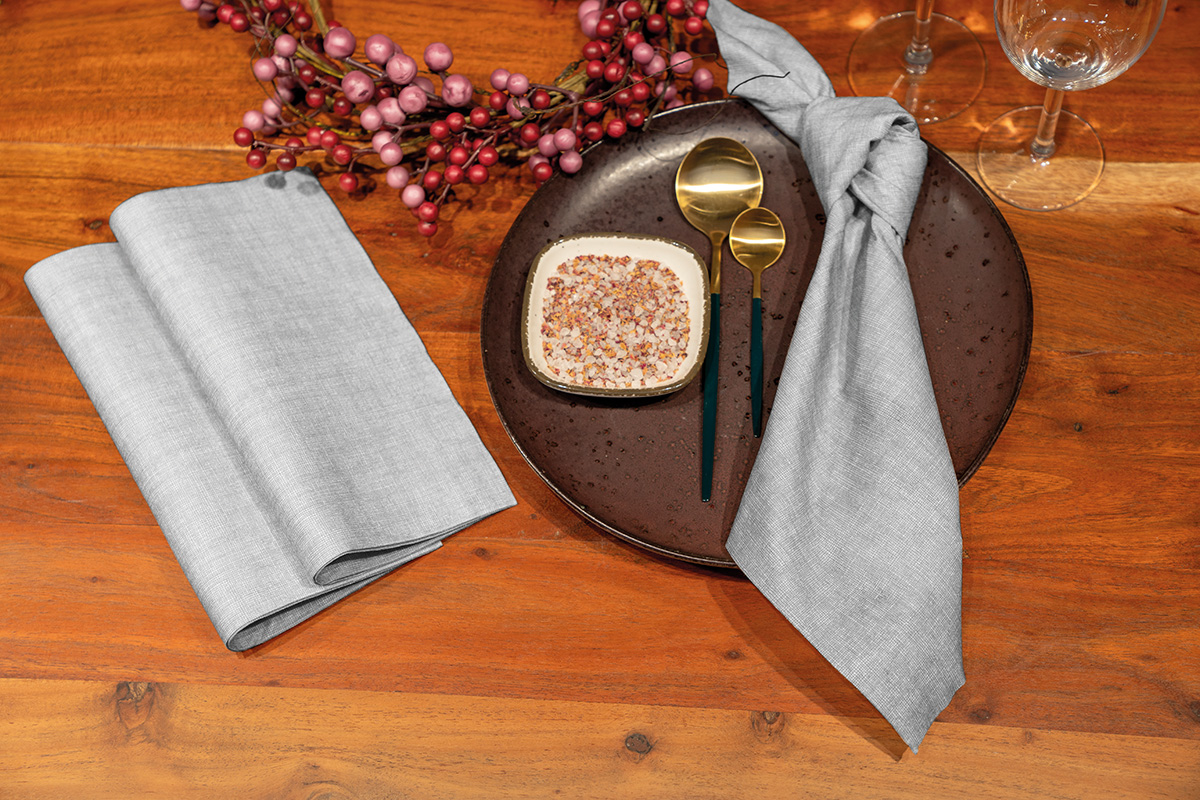 Bio servet tafelsetting