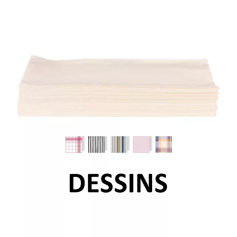 Napperon tafelkleed 80x80 cm - Linclass - Per 60 stuks - Diverse dessins