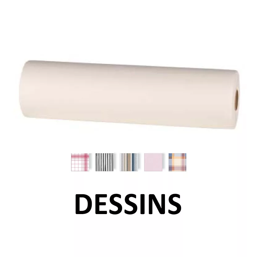 Tafelloper 40x120 cm op rol van 24 meter – Linclass – Per doos van 4 rollen – Diverse dessins